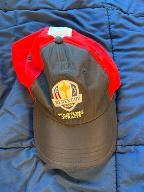 Ryder Cup 2020 Whistling Straits Red & Black Golf Cap